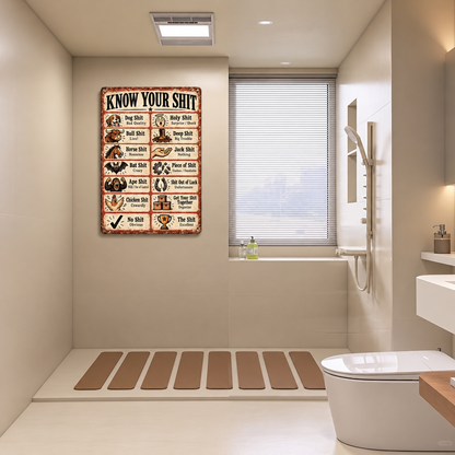 Funny Retro Metal Wall Art