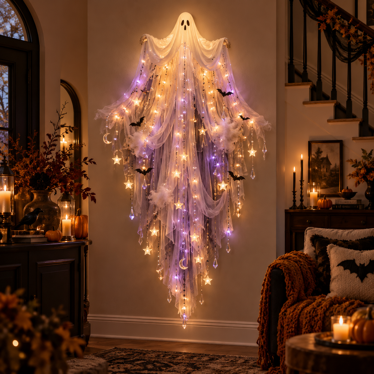 🔥Last Day 45% OFF✨Elegant Halloween Cascade Wall Light Collection