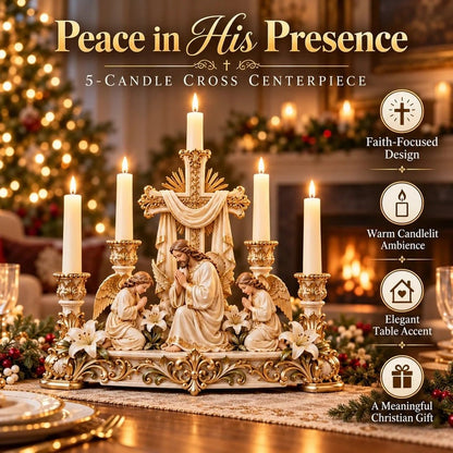 ✝️ Light of His Presence - Sacred Christian Candleholder 🕯️
