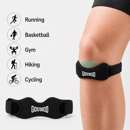Adjustable Patella Knee Strap – Stay Supported Through Every Run & Workout