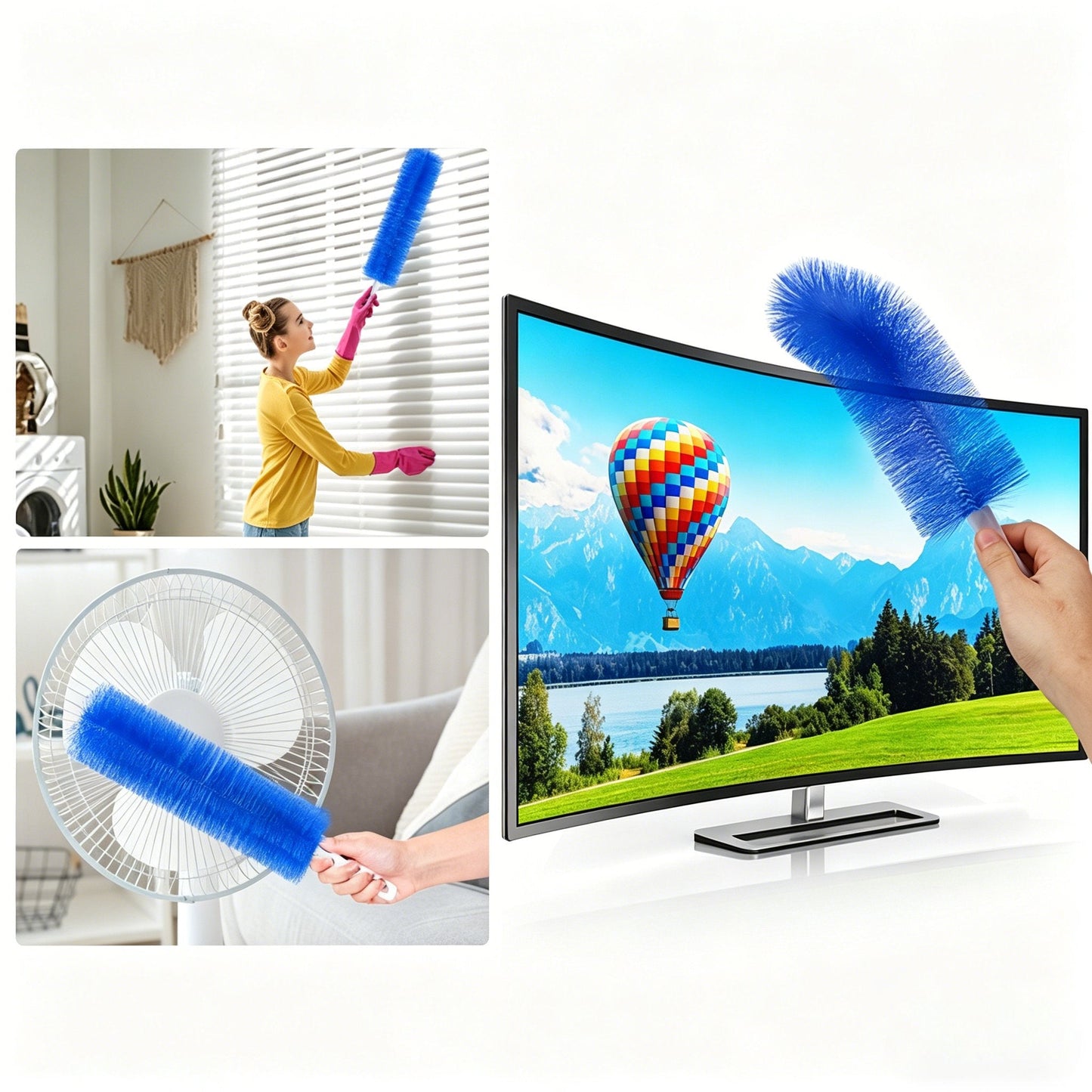 🔥 50% OFF Bendable Microfiber Fan & Vent Cleaner