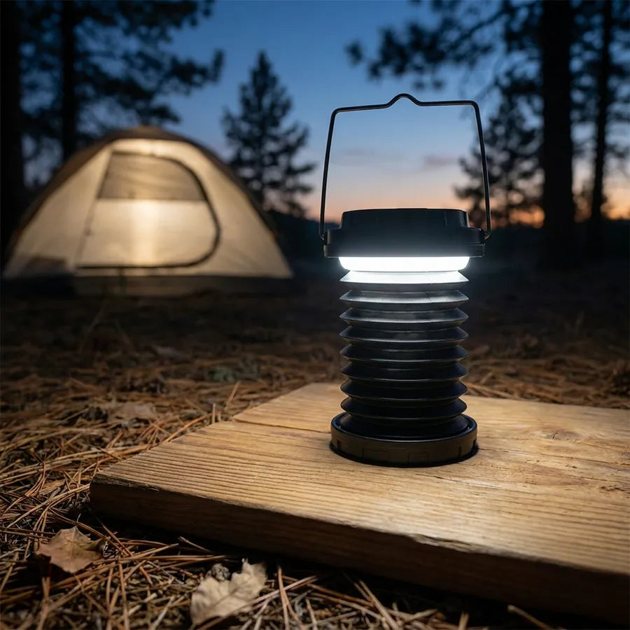 ⚡ 50% OFF Collapsible Emergency Lantern 🏕️ 360° Light + Flashlight for Home & Camping
