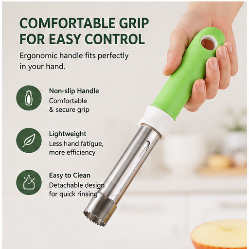 50% OFF 2-in-1 Apple Corer & Peeler Tool | Stainless Steel