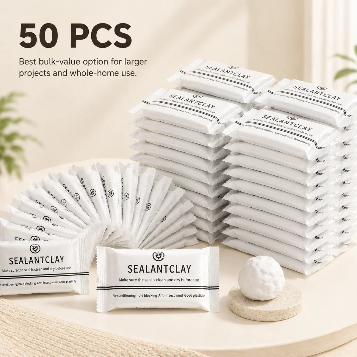 🏠 Wall Gap Sealant Clay – Reusable Draft & Pest Blocker for Home Repairs