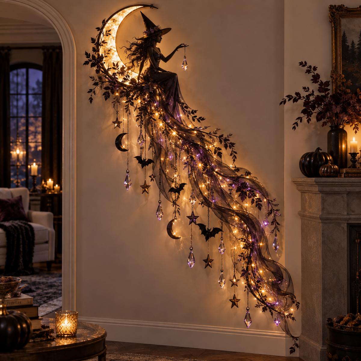 🔥Last Day 45% OFF✨Elegant Halloween Cascade Wall Light Collection
