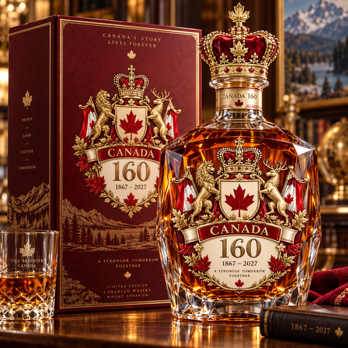 🍁 Canada 160 Heritage Decanter™ – 1867–2027 Commemorative Collector Bottle