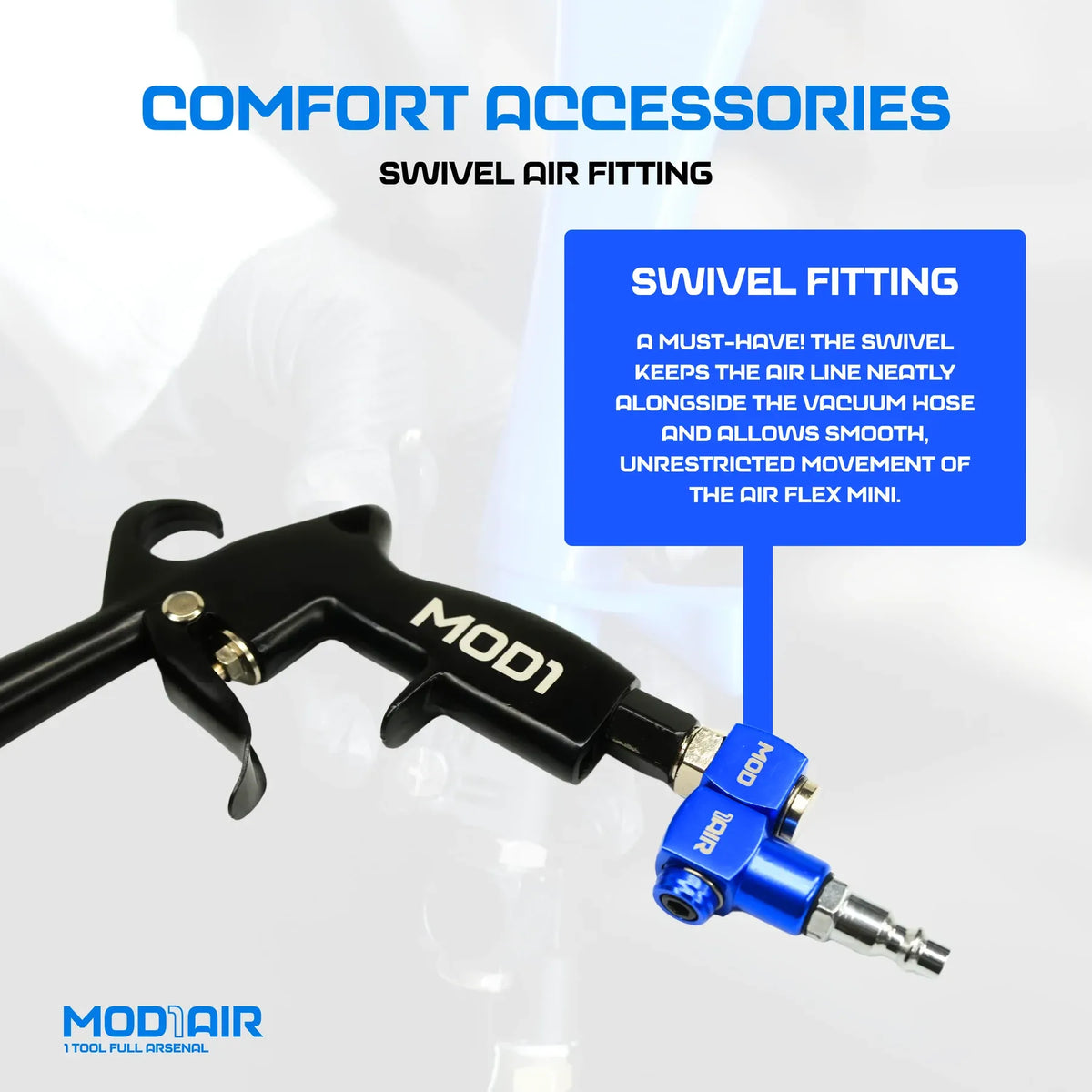 🚗 MOD1AIR Full-Size Detailing System – Modular Air Cleaning Tool Kit