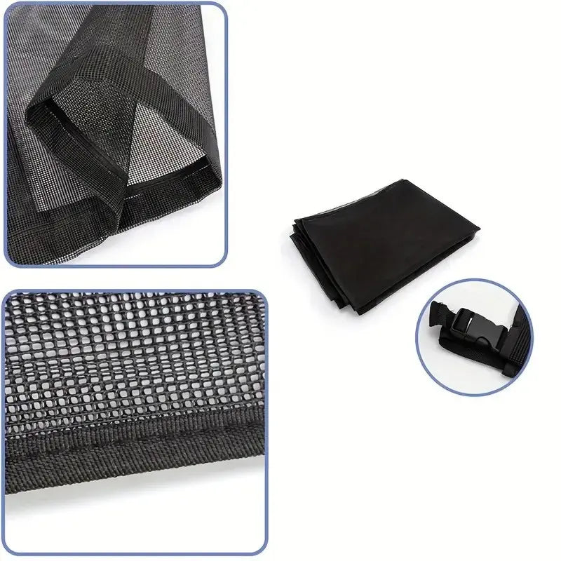 ⏳ Last day 49% OFF -❄️ Heavy-Duty Full-Mesh AC Condenser Cover for Fallen Leaves & Debris Protection