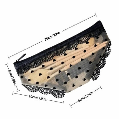 Unique Panties Shape Mesh Cosmetic Bag🩲