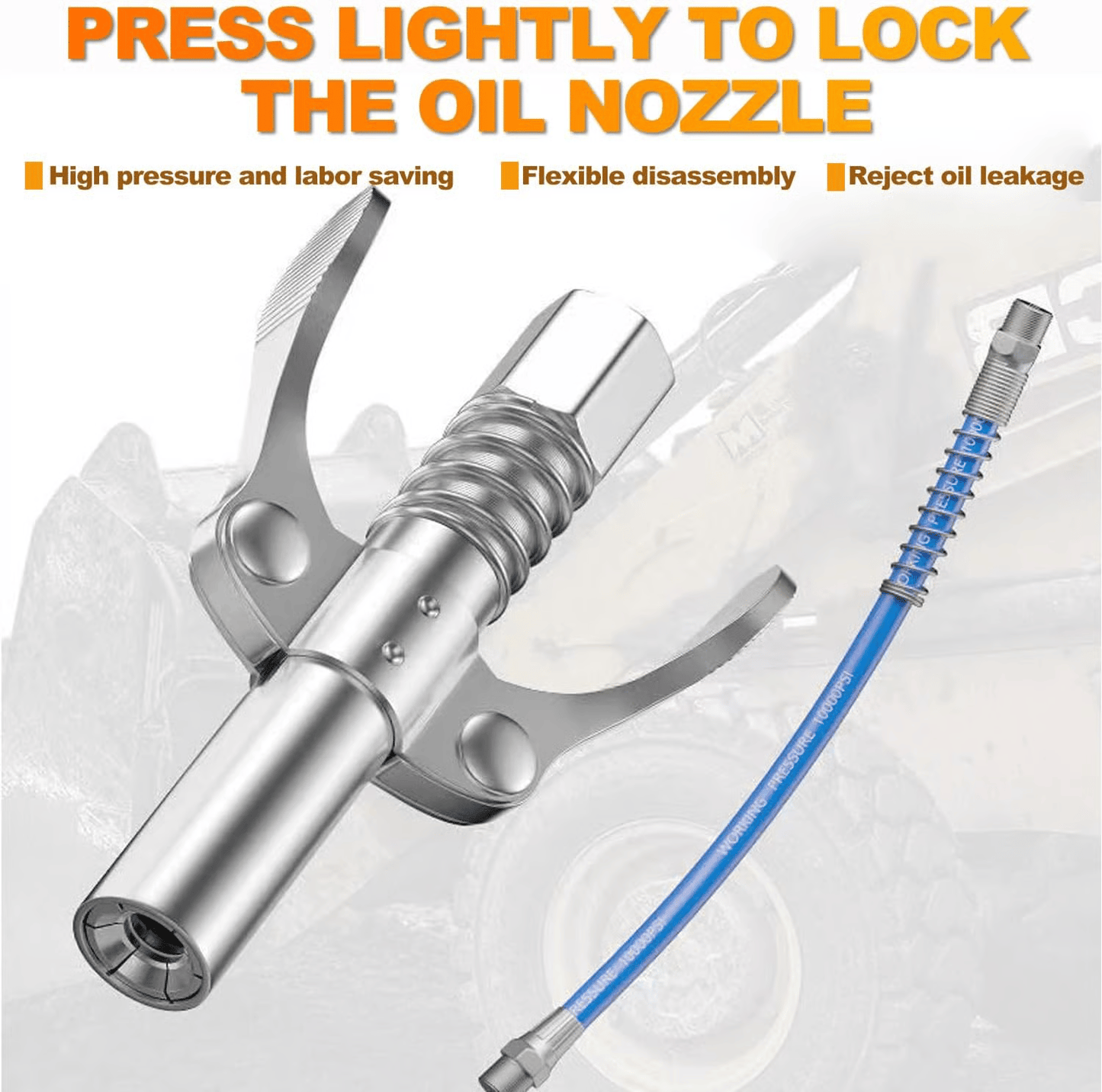🔥 50% OFF 6-Jaw Locking Grease Coupler with Quick-Release Handles