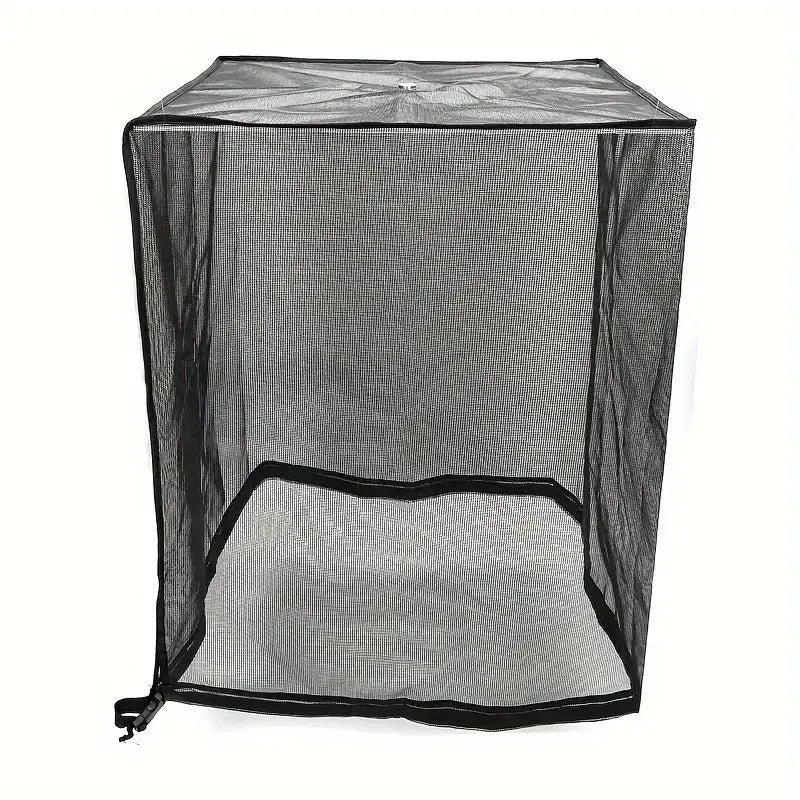 ⏳ Last day 49% OFF -❄️ Heavy-Duty Full-Mesh AC Condenser Cover for Fallen Leaves & Debris Protection