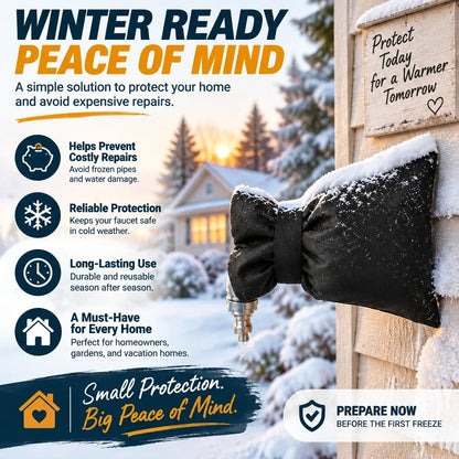 💯🔥HOT SALE🔥❄️ Outdoor Faucet Cover | Winter Freeze Protection Insulated Spigot Protector