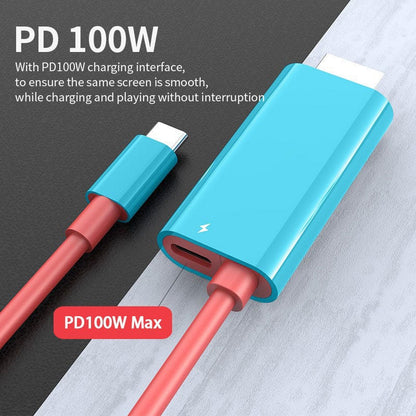⚡ 4K USB-C to HDMI Display Cable with 100W PD Fast Charging (2M) 📺
