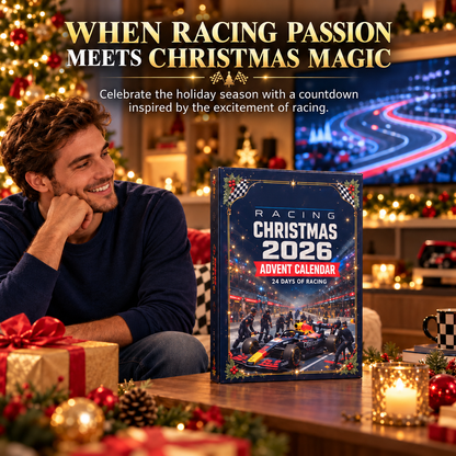 🏁 24-Day Racing Advent Calendar – Countdown to Christmas with Motorsport Surprises 🏎️🎁