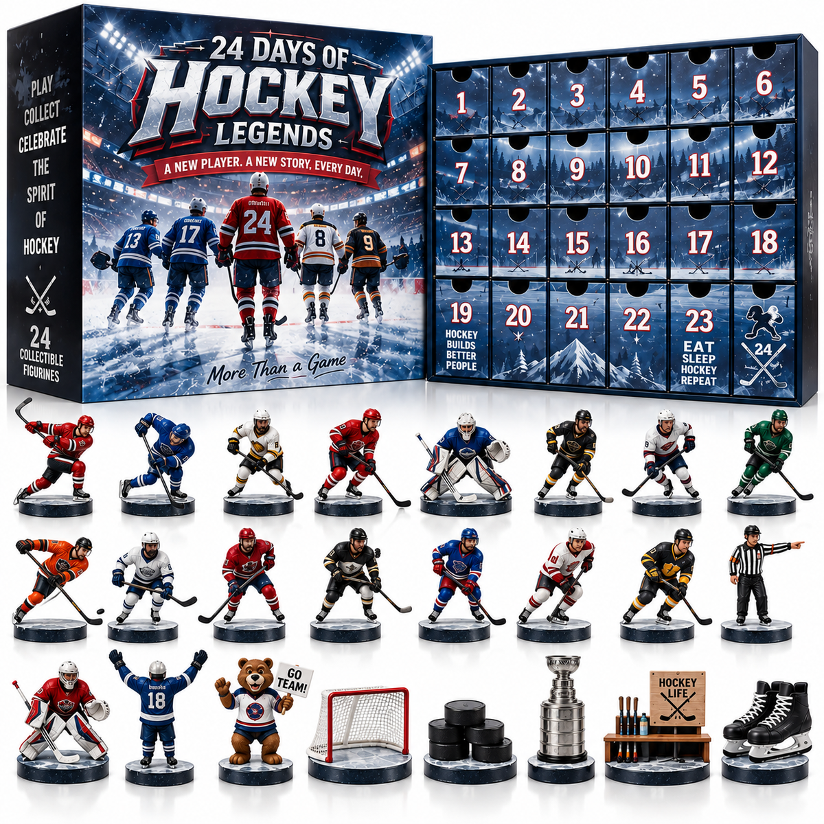 🏒 Ready to Hit the Ice?! 🏆2026 Hockey Legends  Advent Calendar – 24 Days of Epic Plays, Big Moments & Collectible Surprises!