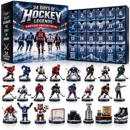 🏒 Ready to Hit the Ice?! 🏆2026 Hockey Legends  Advent Calendar – 24 Days of Epic Plays, Big Moments & Collectible Surprises!