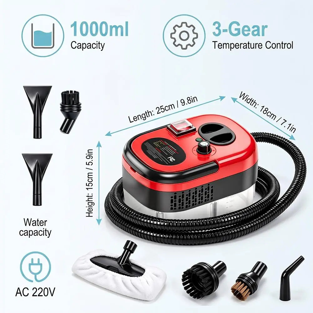 💨 Save 50% Today ✨ 3 BAR Portable Steam Cleaner for Tough Grime