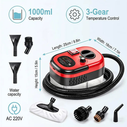 💨 Save 50% Today ✨ 3 BAR Portable Steam Cleaner for Tough Grime