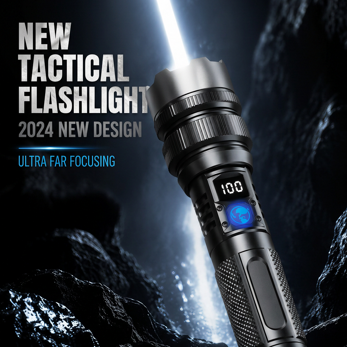 📣 50% OFF Rechargeable High-Power Flashlight 🔦 Long-Range USB-C Light