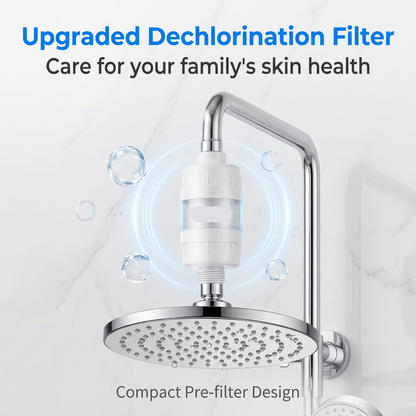 🔥Last day for 50% off💧Home water purifier shower head pre-filter with replaceable PP cotton filter