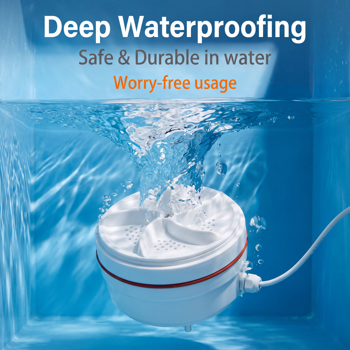 🔥LIMITED-TIME 50% OFF! 🌀 Portable Ultrasonic Vortex Turbine Mini Washing Machine💧