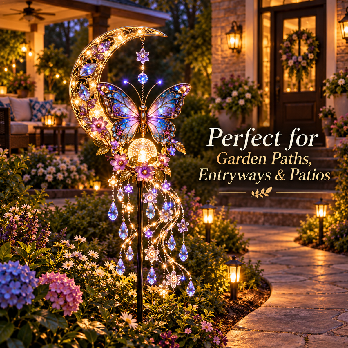 🦋 Butterfly Moonlight Garden Light – A Little Moonlight Magic for Your Garden 🎁