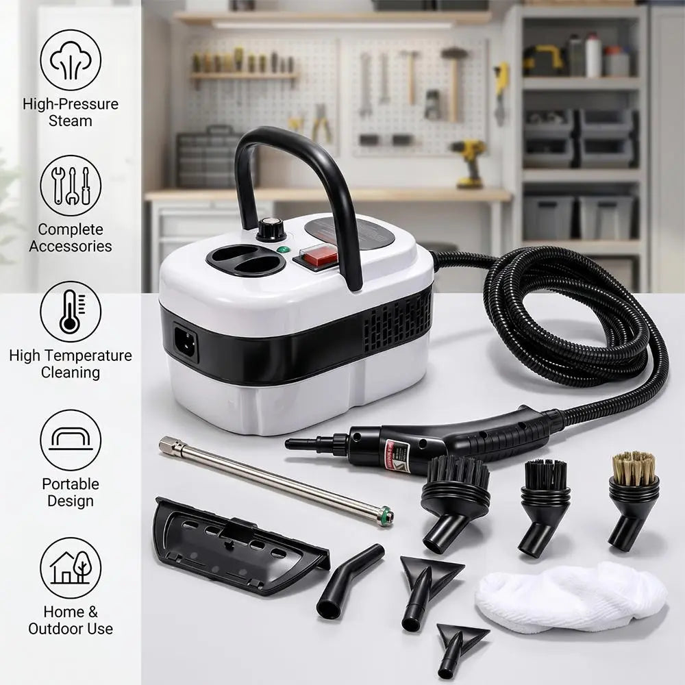 💨 Save 50% Today ✨ 3 BAR Portable Steam Cleaner for Tough Grime