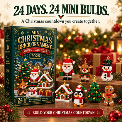 🔥 50% OFF – 24-Day Christmas Brick Ornament Advent Calendar 🎁 Build, Hang & Celebrate Every Day ✨