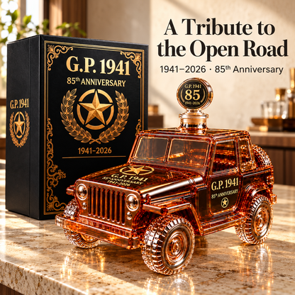 🔥 Sculpted Off-Road Vehicle Whiskey Decanter – Collector Edition 🥃