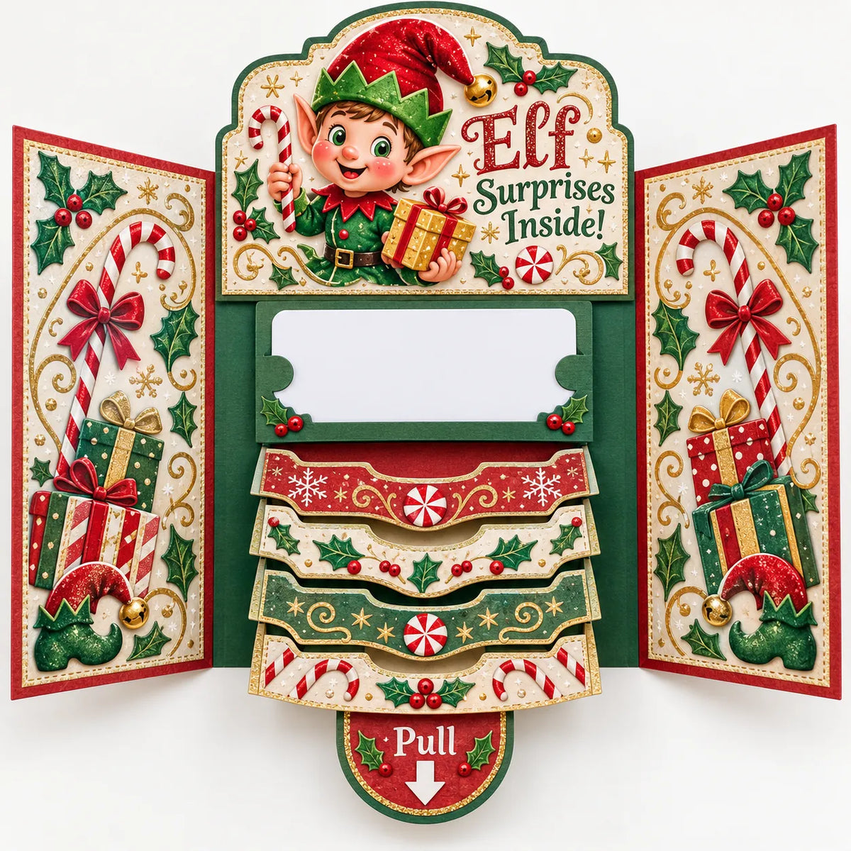 ⏰LAST DAY 50% OFF - 2026 New🎅🎁 Waterfall Christmas Gift Card Booklet 💳✨