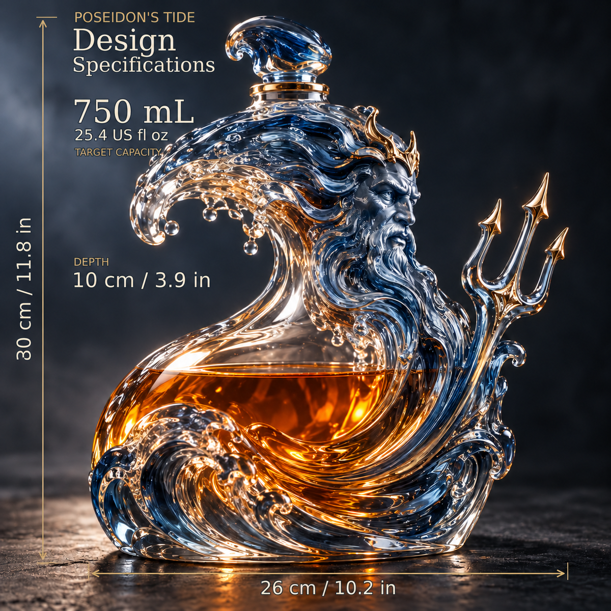 🔱 Poseidon’s Wrath — Limited Collector’s Edition Decanter