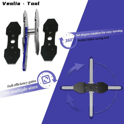 Brake Caliper Piston Press Tool for Single, Dual & Quad Piston Disc Brakes