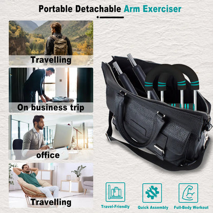 HOTWAVE Arm Trainer,Adjustable Chest Workout Equipment,Arm Trainer for Men,Chest Trainer for Men,Upper body Strength Training, Portable Spring Resistance Home Fitness Equipment tiktokshopbacktoschool