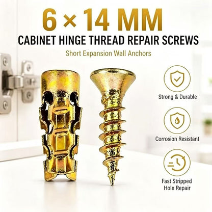 🔥TODAY'S SPECIAL OFFER-50% OFF 🔩 6X14MM SHORT EXPANSION SCREWS SET