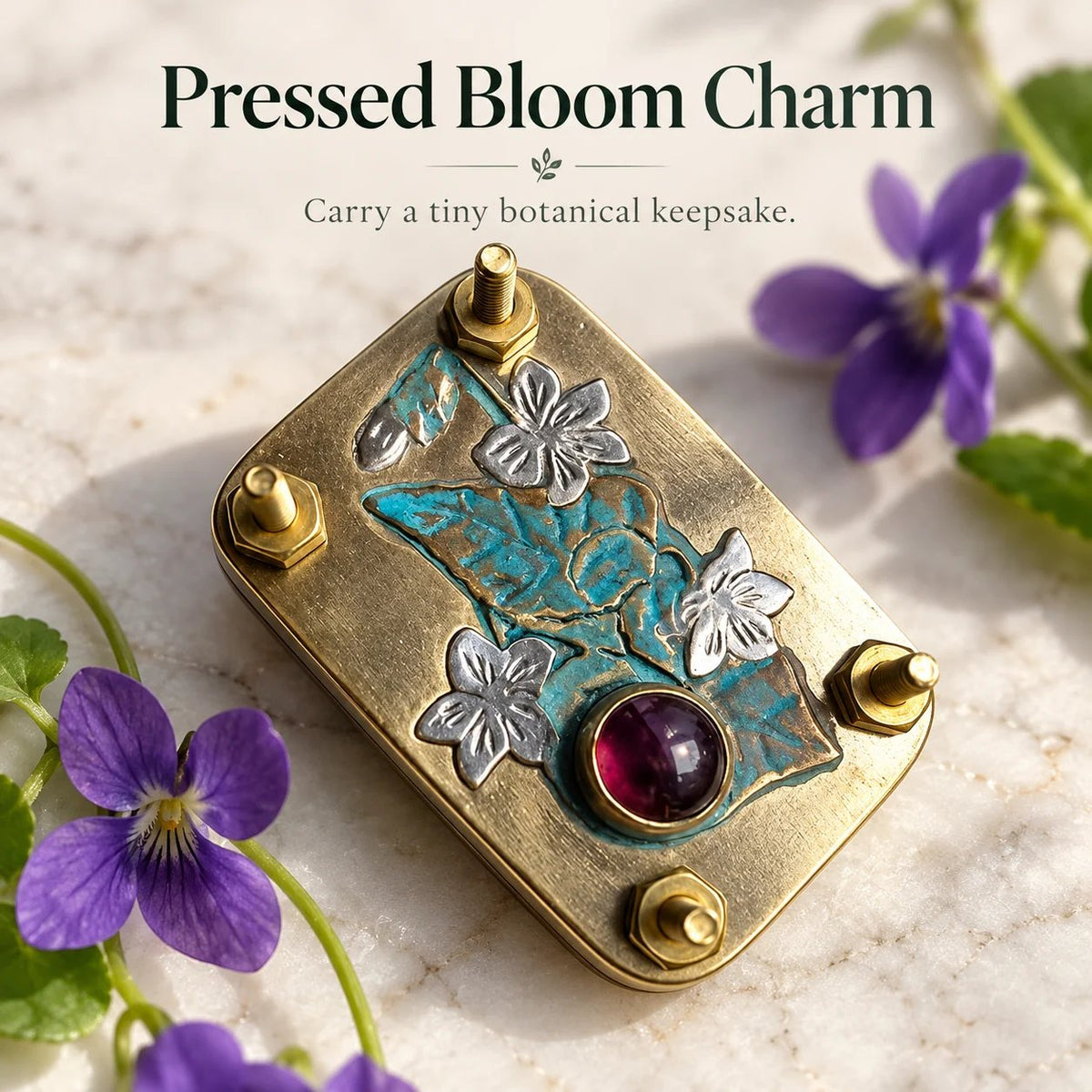 🌸 Mini Portable Flower Press | Pocket-Sized Botanical Press for Small Blooms, Petals & Keepsake Crafts 🌿
