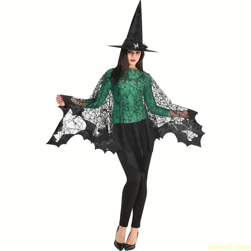 🦇Women's Dark Magic Cosplay Cape - Safe & Machine Washable