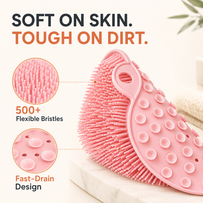 🔥 50% OFF 🦶 Hands-Free Foot Scrubber Mat – Clean, Exfoliate & Massage