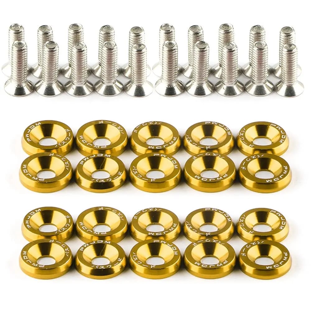 JDM‐Style M6 Fender Washer & Bolt Kit