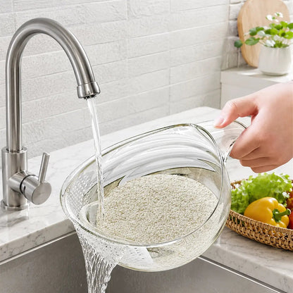 🍚 50% OFF Multi-Functional Rice Strainer ✨ Wash, Drain & Prep Faster Every Day