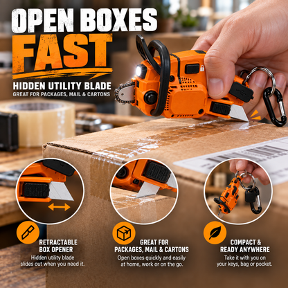 ⚡ Mini Rechargeable Keychain Cutting Tool