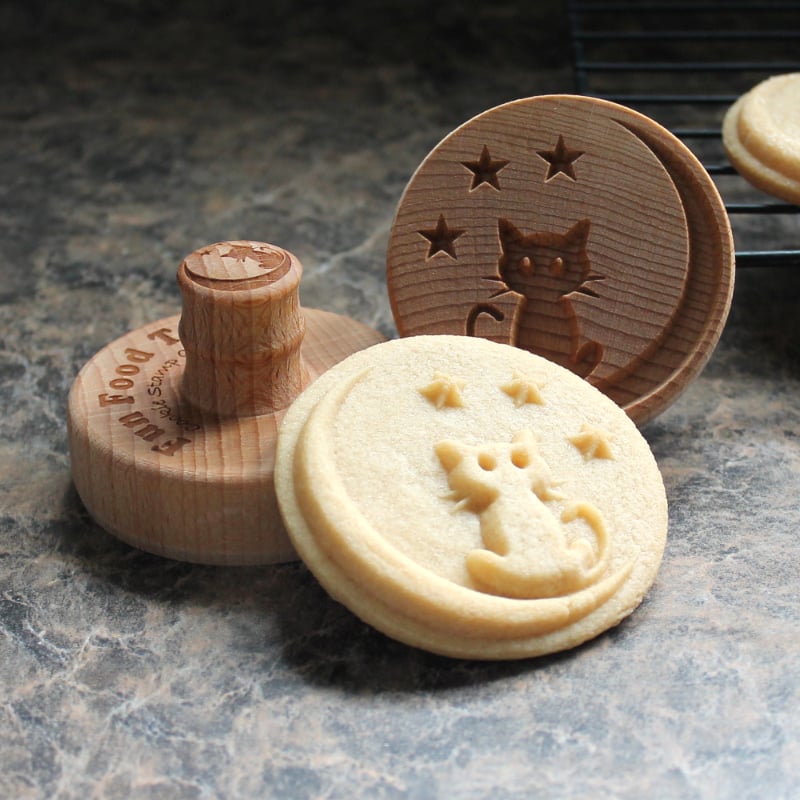 Wooden Cookie Stamp🍪
