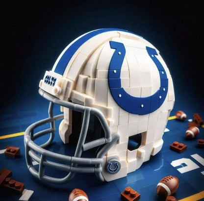 🏈 Building Block Football Helmet – 300+ Piece Collectible Construction Set
