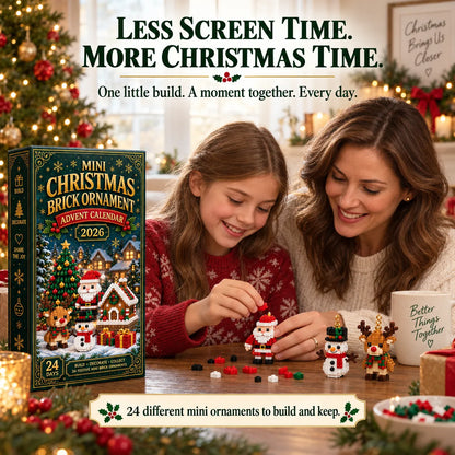 🔥 50% OFF – 24-Day Christmas Brick Ornament Advent Calendar 🎁 Build, Hang & Celebrate Every Day ✨
