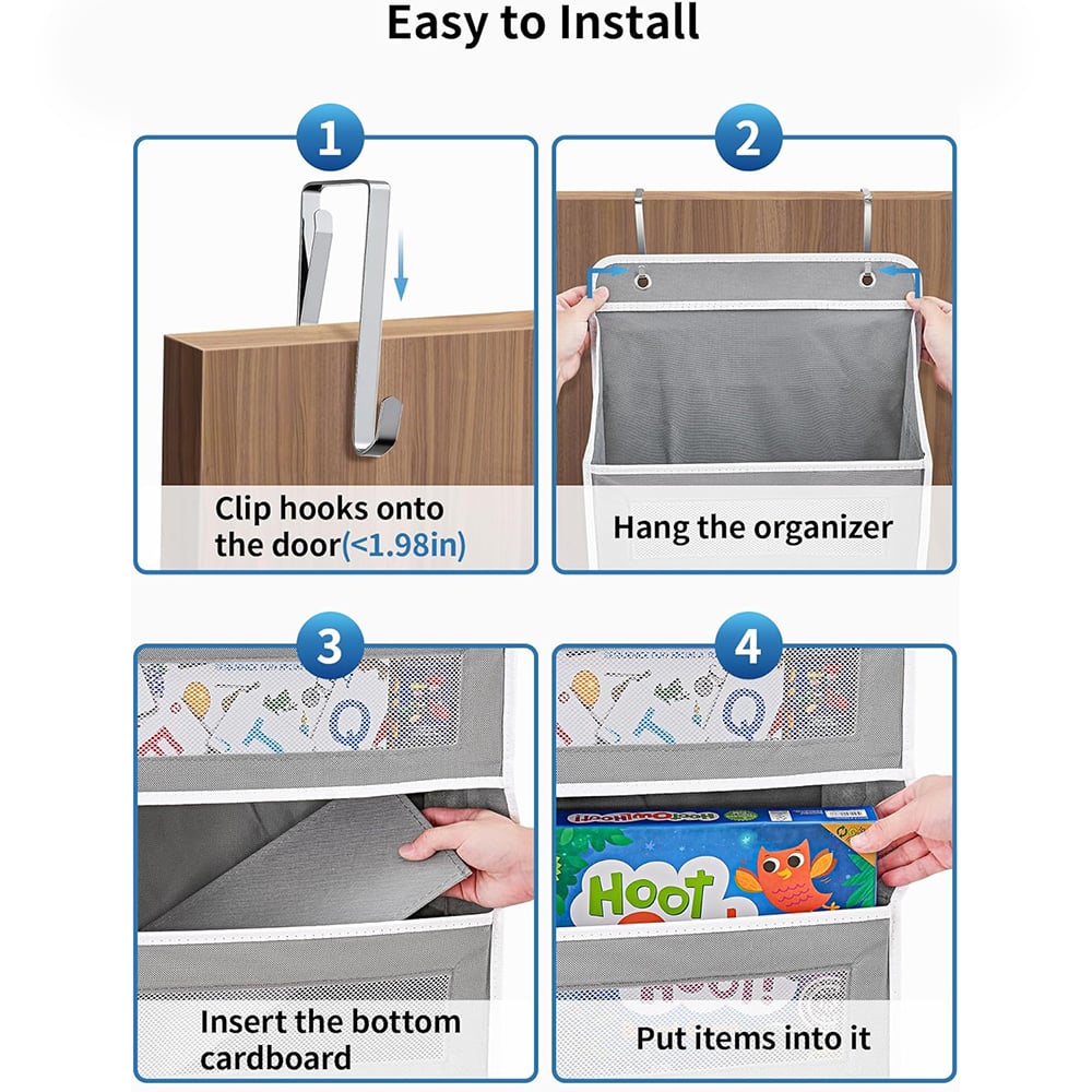 🧺 5-Tier Over-the-Door Hanging Storage Organizer