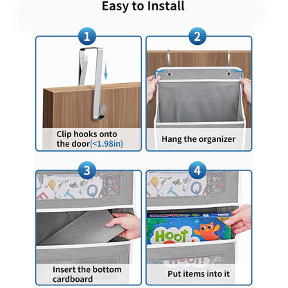 🧺 5-Tier Over-the-Door Hanging Storage Organizer