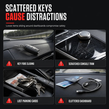 💯 Car Key Fob Holder with Hook
