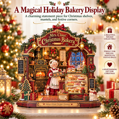 🎄 Mrs. Claus Christmas Bakery DIY Shadow Box Kit