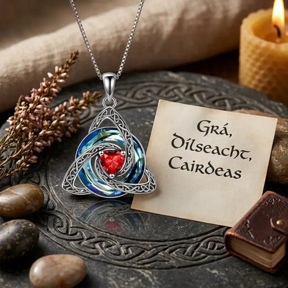 🍀 49% OFF Celtic Trinity Knot Birthstone Necklace 💎 Personalized Keepsake Gift