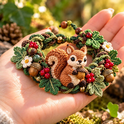 🔥Last Day 49% OFF - 🌿🧶 Woodland Wrist Friends™ – Handmade Crochet Animal Bracelet Collection