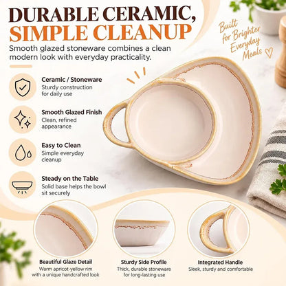 🍲Hot Sale 49%Off🔥Cosy Up with Rustic Ceramic Soup & Toasty Bowls ✨